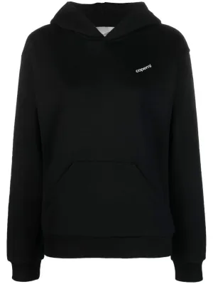 LOGO-PRINT COTTON HOODIE