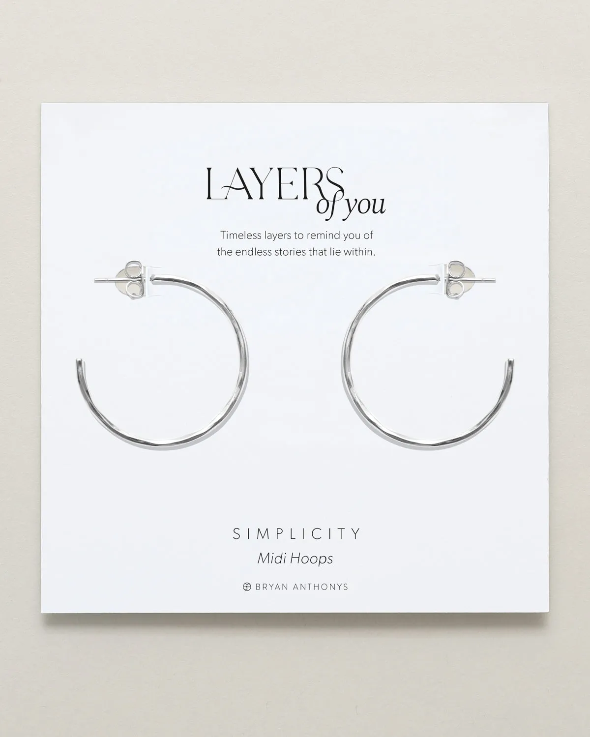 Simplicity Midi Hoop Earrings