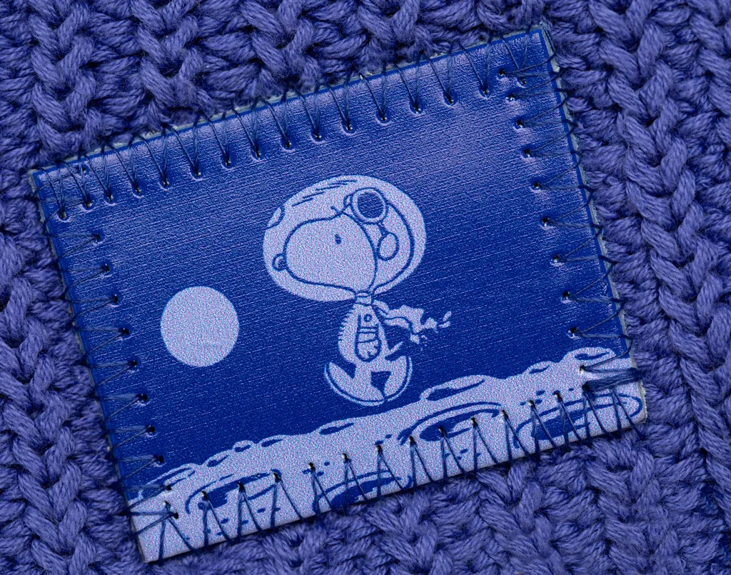 Snoopy in Space Baja Blue Beanie