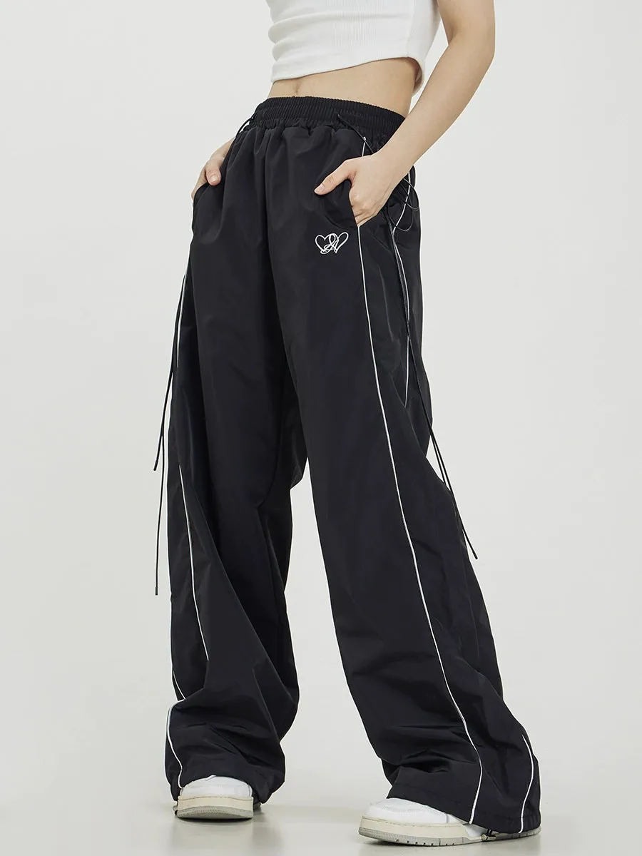 Solid Color Loose Fit Quick Dry Sweatpants