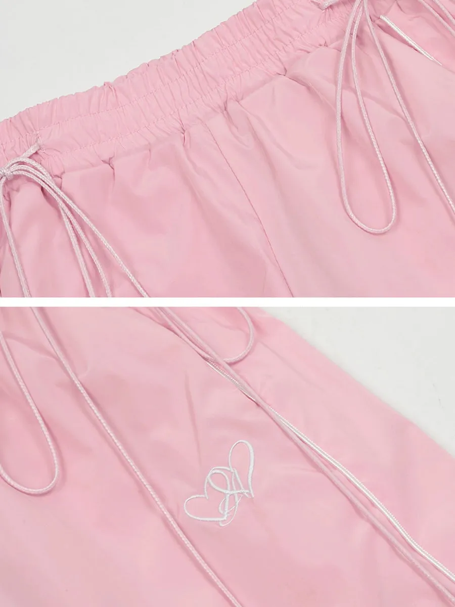 Solid Color Loose Fit Quick Dry Sweatpants