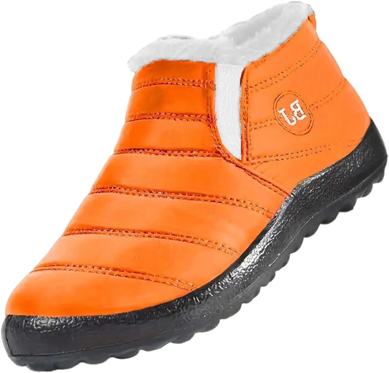 Women's Winter Boots Wide Width Adults Lined Snow Boots for Women Warm Fur Lined Barefoot Shoes Grounded Footwear Hiking Womens Fall Shoes Men's Winter Booties